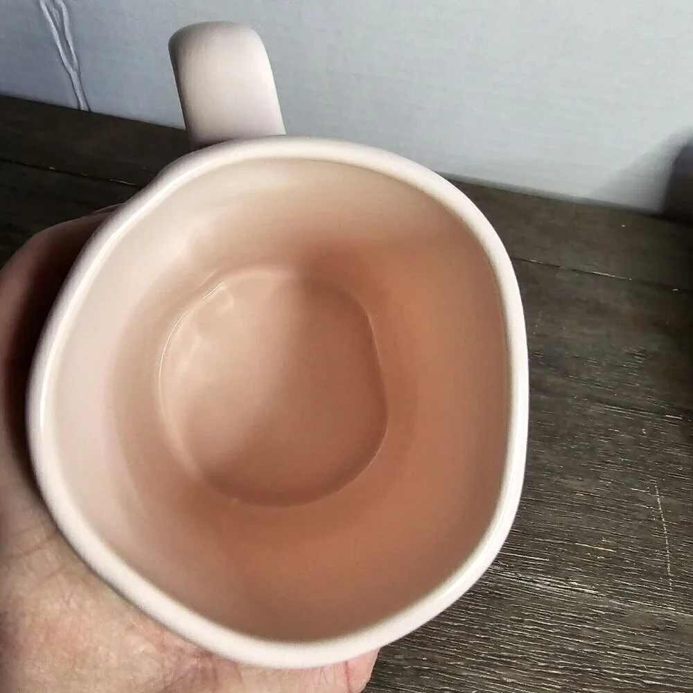 NWT Rae Dunn Artisan Galentine Pastel Pink Valentine's Day Mug 2021 Farmhouse